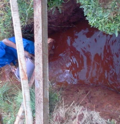 burst undergound pipe