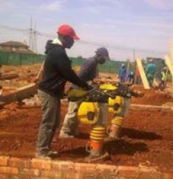 preparing for a concrete slab