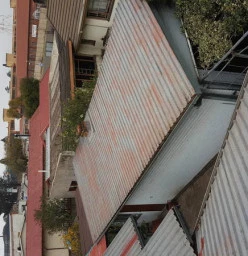 IBR Roof before preparation and painting