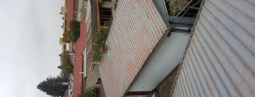 IBR Roof before preparation and painting