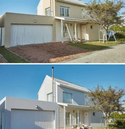 Before and After Painting and crack filling